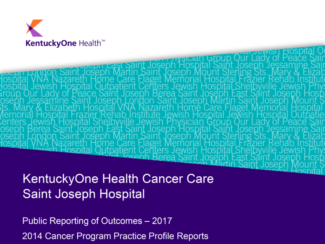 Saint Joseph Hospital Public Reporting of Outcomes