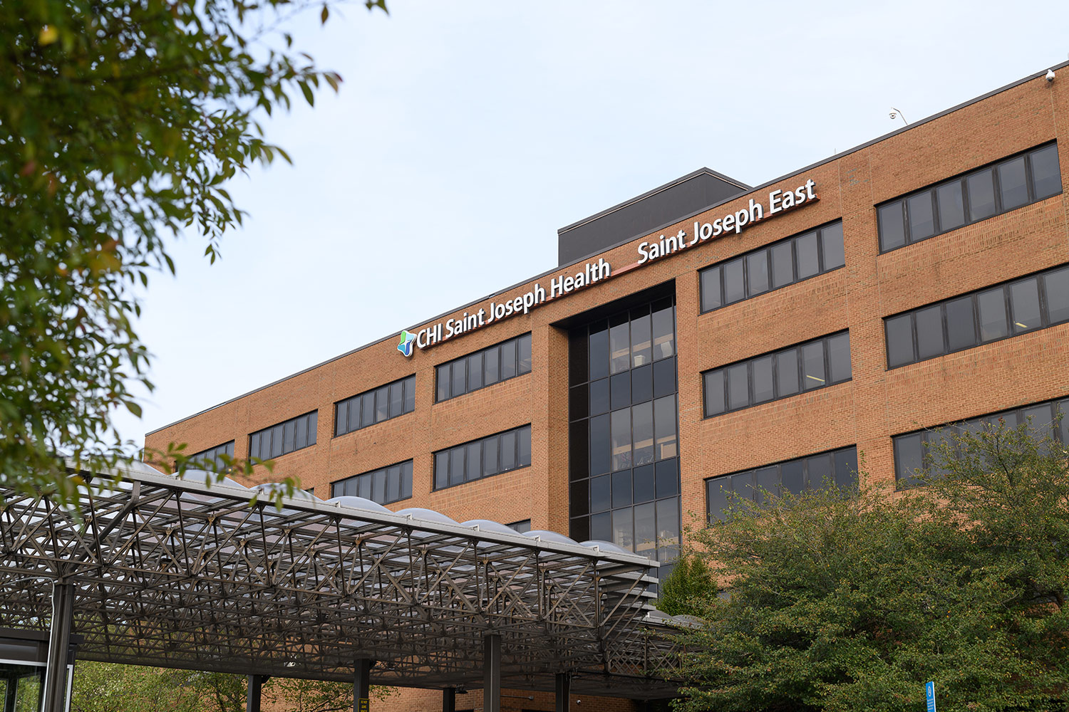 Saint Joseph East building entrance