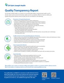 Quality Transparency Report